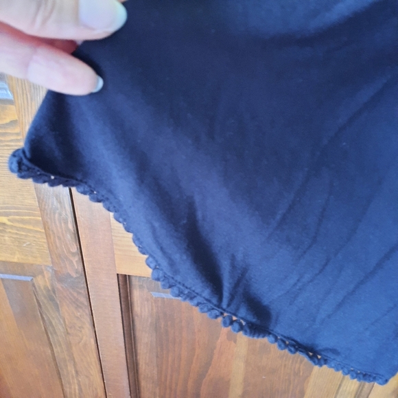 Torrid Mini Jersey Mock Neck Skater Dress Deep Black Long Bell Sleeve Size 2X - Picture 8 of 16